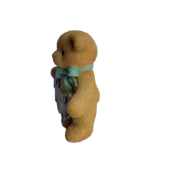 Cherished Teddies 663883A Millennium Avon Bear Figurine 1999 Enesco - Picture 3 of 5